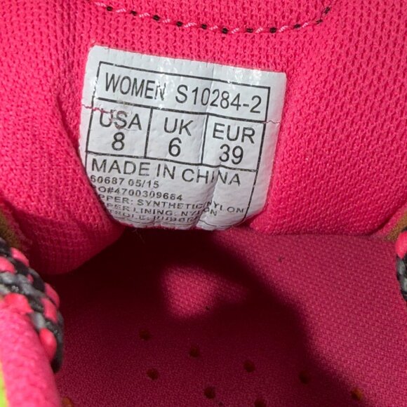 Saucony Xodus 6.0 Vibram Trail Running Shoes Women's Size 8 Neon Sneakers - Picture 11 of 13